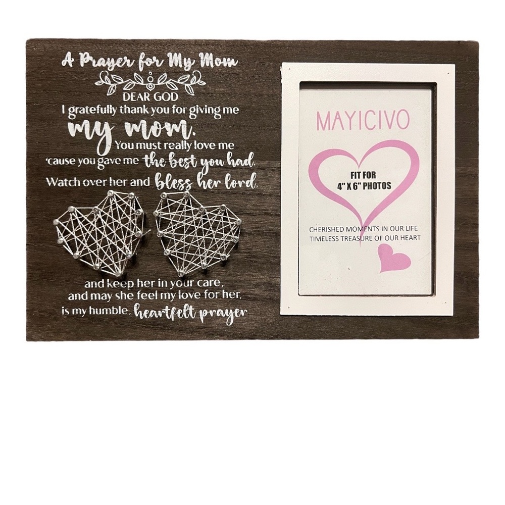 Prayer for Mom Picture Frame, Photo Frame-4x6 Photo
